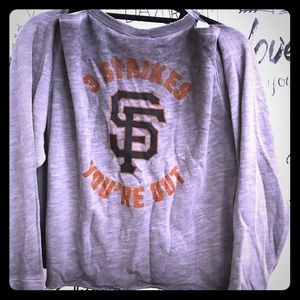 VS Pink Giants‎ ⚾️ crop sweater